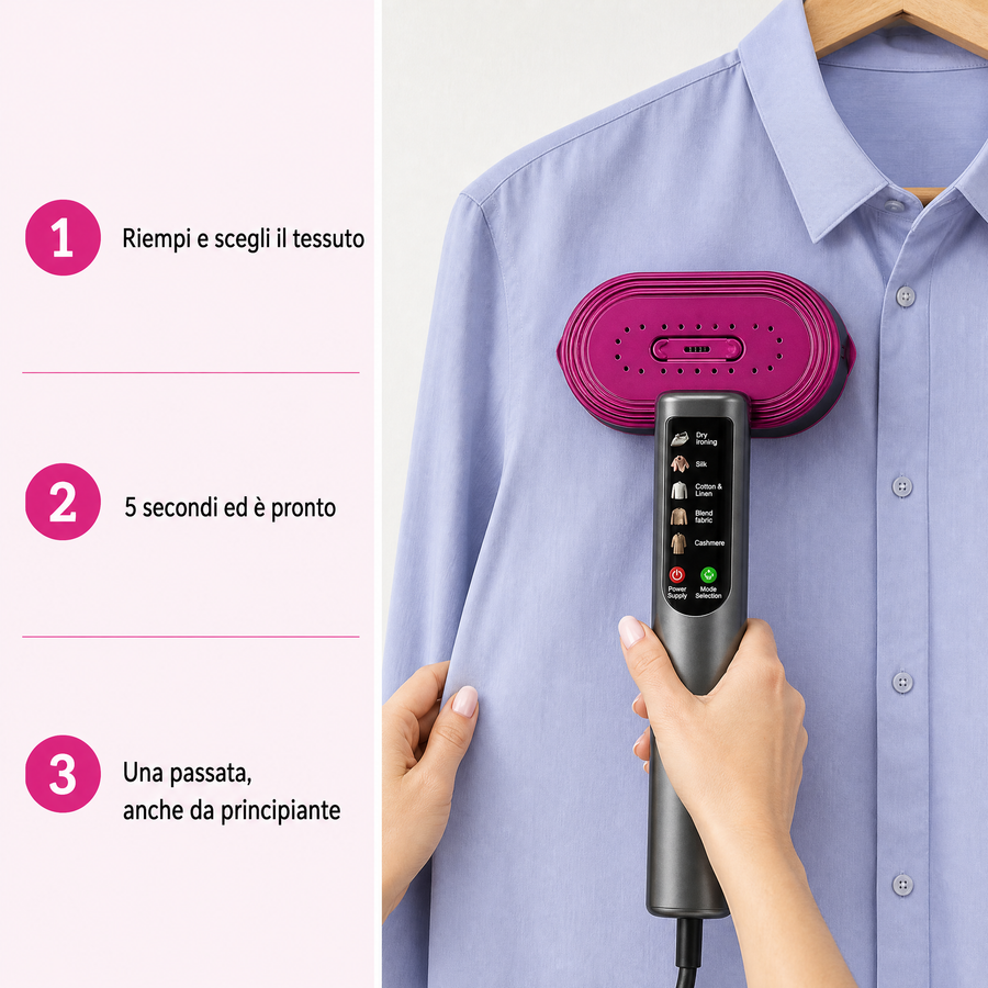 StiroVapor ferro a vapore portatile - how to